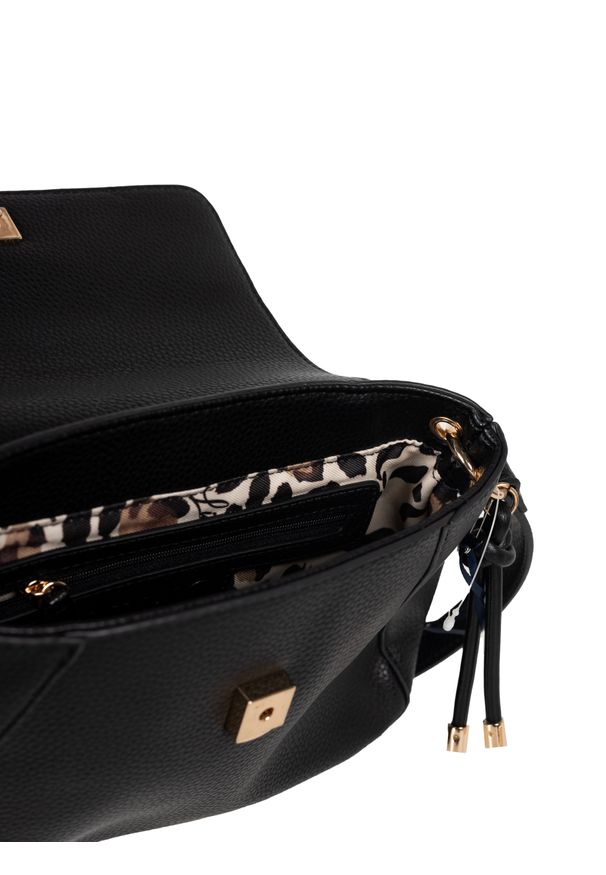 Liu Jo Torebka "Crossbody" | AF2023 E0086 | Kobieta | Czarny. Kolor: czarny. Materiał: skórzane. Styl: casual. Rodzaj torebki: przez ramię