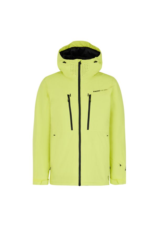 Kurtka narciarska Protest Timothy. Kolor: żółty. Materiał: poliester. Sezon: zima. Sport: narciarstwo