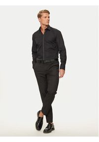 Hugo Koszula Keidi 50524849 Czarny Slim Fit. Kolor: czarny. Materiał: bawełna #4