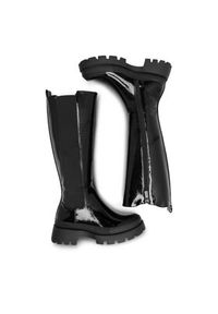 DeeZee Kozaki BRIGITTA WYL3497-7 Czarny. Kolor: czarny. Materiał: materiał #5