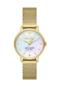 Kate Spade zegarek damski kolor złoty. Kolor: złoty. Materiał: materiał #1