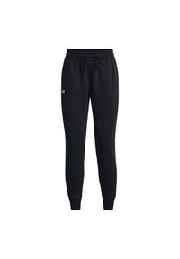 Damskie spodnie dresowe Under Armour Rival Fleece. Kolor: czarny, wielokolorowy, biały. Materiał: dresówka, polar. Długość: długie. Sport: fitness #1