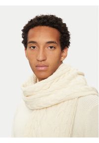 TOMMY HILFIGER - Tommy Hilfiger Szalik AM0AM12831 Écru. Kolor: kremowy. Materiał: wełna #2