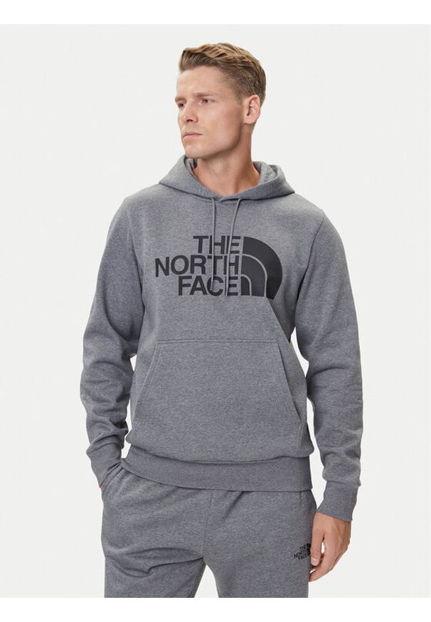 The North Face Bluza Easy NF0A89FF Szary Regular Fit. Kolor: szary. Materiał: bawełna