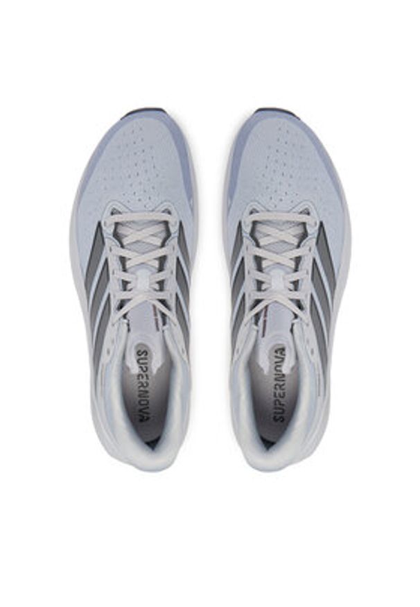 Adidas - adidas Buty do biegania Supernova Rise 3 JR2237 Szary. Kolor: szary. Materiał: materiał