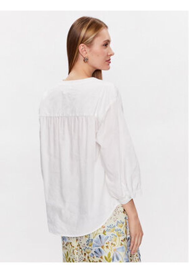 Moss Copenhagen Koszula 17526 Biały Basic Fit. Kolor: biały. Materiał: bawełna