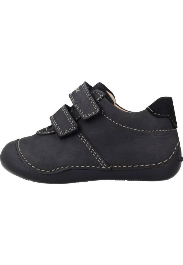 Tenisówki Geox Model B Tutim Kolor Niebieski. Kolor: niebieski. Materiał: skóra
