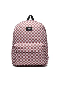 Vans Plecak Old Skool Check Backpack VN000H4XCHO1 Różowy. Kolor: różowy. Materiał: materiał #1