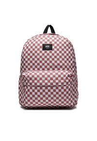 Vans Plecak Old Skool Check Backpack VN000H4XCHO1 Różowy. Kolor: różowy. Materiał: materiał