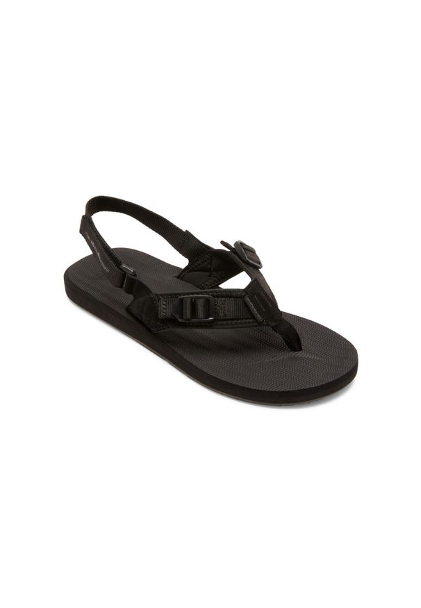 Quiksilver - Sandały dla Mężczyzn CARVER A/T Czarny. Zapięcie: pasek. Kolor: brązowy, zielony, wielokolorowy. Materiał: guma. Wzór: paski. Sezon: lato