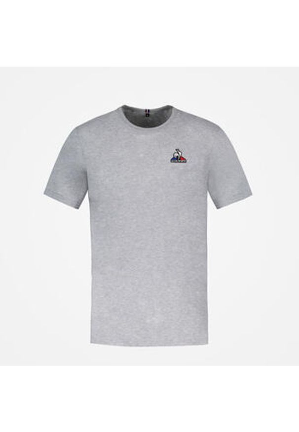 Le Coq Sportif - T-shirt do pilates męski ESS Tee SS N°4 M. Kolor: szary. Sport: joga i pilates