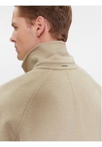 Calvin Klein Płaszcz wełniany K10K111601 Beżowy Regular Fit. Kolor: beżowy. Materiał: syntetyk #6