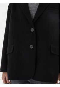 ViCOLO Płaszcz wełniany TF0005 Czarny Regular Fit. Kolor: czarny. Materiał: syntetyk #3
