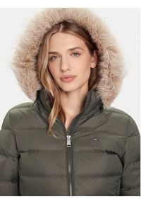 Tommy Jeans Kurtka puchowa Essential DW0DW18864 Zielony Slim Fit. Kolor: zielony. Materiał: syntetyk #2