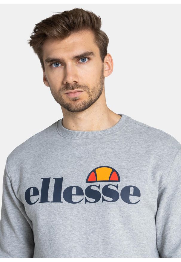 Bluza męska Ellesse Succiso (SHC07930-112). Kolor: szary. Wzór: kolorowy. Sezon: lato. Styl: street