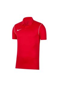 Nike - Męska Koszulka Polo Park 20 DriFIT. Typ kołnierza: polo. Kolor: czerwony