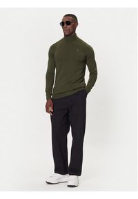 Karl Lagerfeld - KARL LAGERFELD Golf 655058 554399 Zielony Regular Fit. Typ kołnierza: golf. Kolor: zielony. Materiał: wełna #3