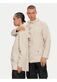 Rains Kurtka przeciwdeszczowa Jacket W3 12010 Brązowy Regular Fit. Kolor: brązowy. Materiał: syntetyk