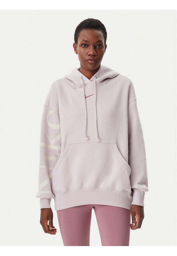 Nike Bluza FQ7042 Różowy Oversize. Kolor: różowy. Materiał: bawełna