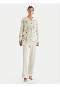 Vero Moda Koszula Josie 10315150 Beżowy Oversize. Kolor: beżowy. Materiał: wiskoza #3