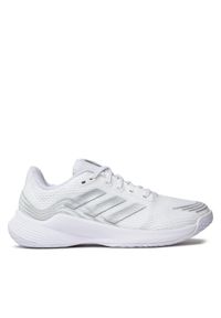 Adidas - adidas Buty halowe Novaflight Primegreen GX8187 Biały. Kolor: biały. Materiał: materiał