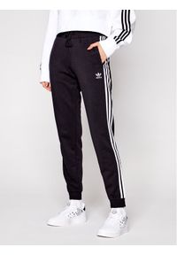 Adidas - adidas Spodnie dresowe Cuffed GD2255 Czarny Slim Fit. Kolor: czarny. Materiał: syntetyk, dresówka, bawełna #1