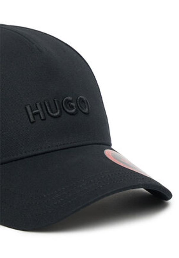 Hugo - HUGO Czapka z daszkiem Jude 50533410 Czarny. Kolor: czarny. Materiał: bawełna, materiał