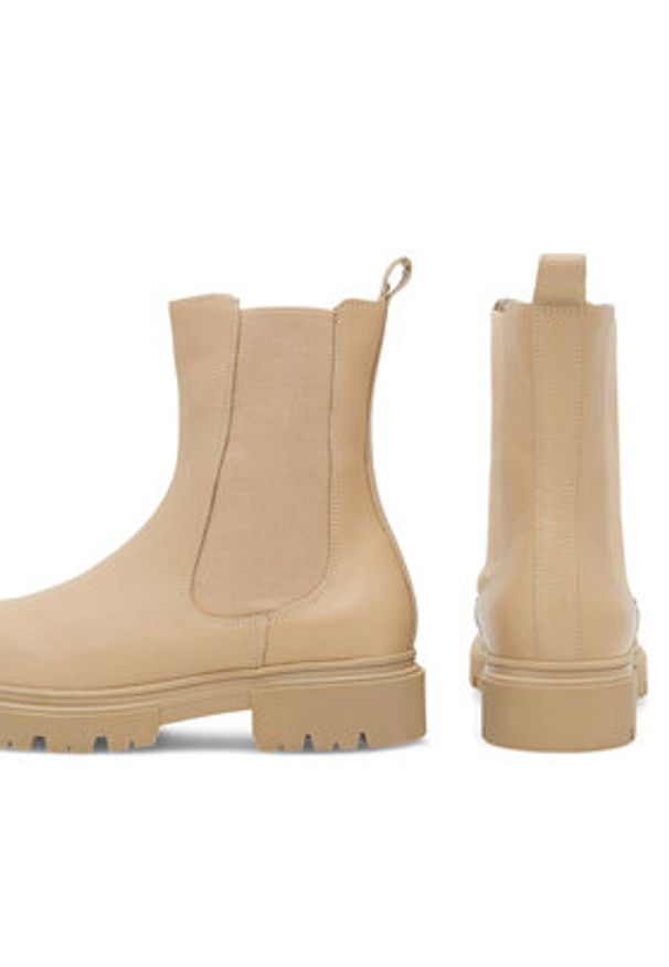 Lasocki Sztyblety EST-DONNA-01A Beżowy. Kolor: beżowy. Materiał: skóra