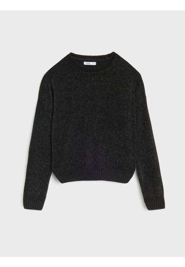 Sinsay - Sweter basic - czarny. Kolor: czarny