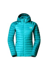 Kurtka damska The North Face Bettaforca 0A8E0J5A21 - niebieska. Okazja: na co dzień. Kolor: niebieski. Materiał: poliester, materiał, puch. Sezon: zima, jesień. Styl: casual #1