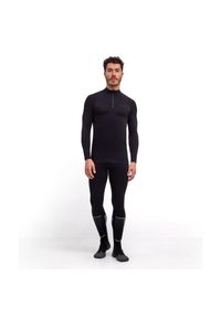 Koszulka z długim rękawem i zamkiem błyskawicznym Falke Maximum Warm. Kolor: czarny. Długość rękawa: długi rękaw. Długość: długie. Sezon: zima #1