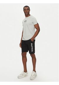 Alpha Industries Szorty sportowe 116366 Czarny Regular Fit. Kolor: czarny. Materiał: bawełna. Styl: sportowy #3