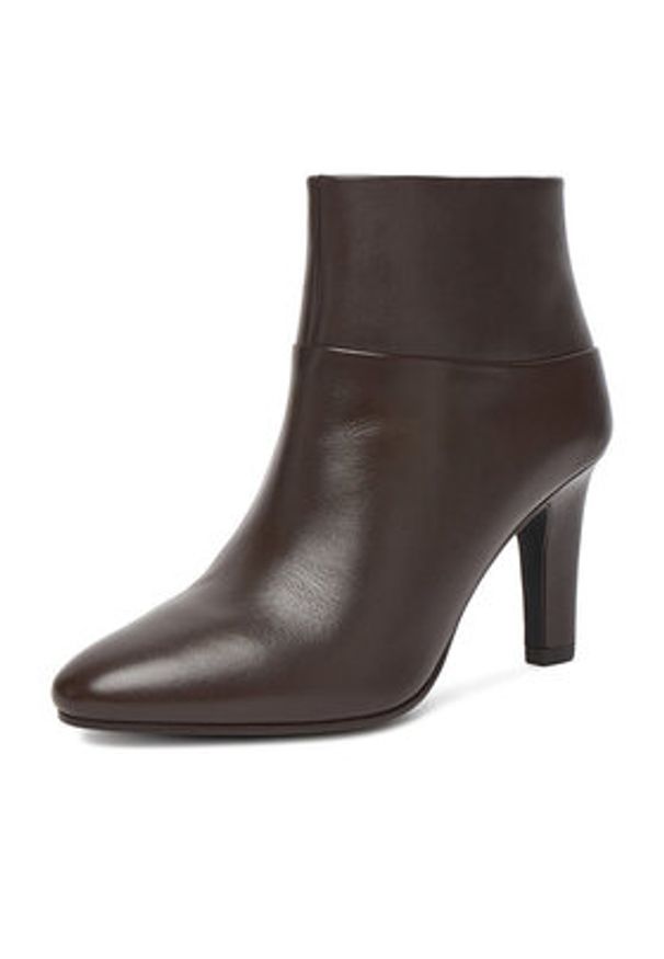 Gino Rossi Botki EO-SARA-121926 Brązowy. Kolor: brązowy. Materiał: skóra