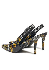 Versace Jeans Couture Sandały 78VA3S52 Czarny. Kolor: czarny. Materiał: skóra