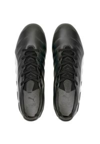 Buty piłkarskie Puma King Platinum 21 FG/AG M 106478 01 czarne czarne. Kolor: czarny. Materiał: skóra, dzianina, materiał. Szerokość cholewki: normalna. Sezon: jesień. Sport: piłka nożna