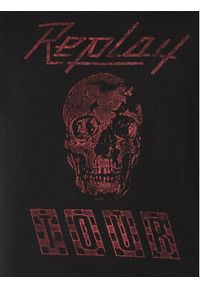 Replay T-Shirt M6761.000.23608P Czarny Regular Fit. Kolor: czarny. Materiał: bawełna #6