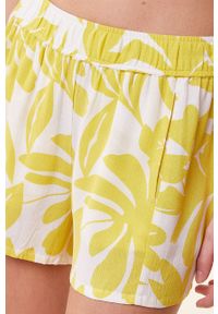 Etam szorty piżamowe Jad damskie kolor żółty. Kolor: żółty