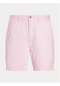 Polo Ralph Lauren Szorty materiałowe 710799213010 Różowy Slim Fit. Kolor: różowy. Materiał: bawełna #3