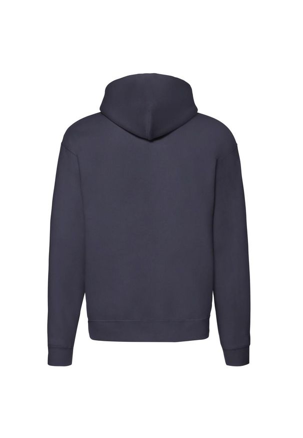 FRUIT OF THE LOOM - Kurtka Z Kapturem Premium Dla Dorosłych Unisex. Typ kołnierza: kaptur. Kolor: niebieski