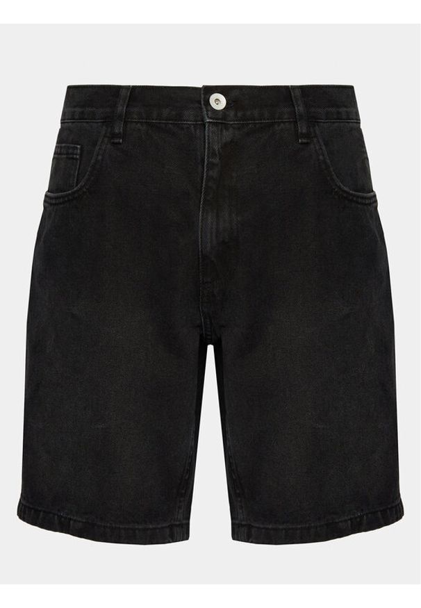 Redefined Rebel Szorty jeansowe RRTokyo 226029 Czarny Loose Fit. Kolor: czarny. Materiał: bawełna