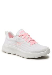 skechers - Skechers Sneakersy Go Walk Flex - Alani 124952/WPK Biały. Kolor: biały. Materiał: materiał #2