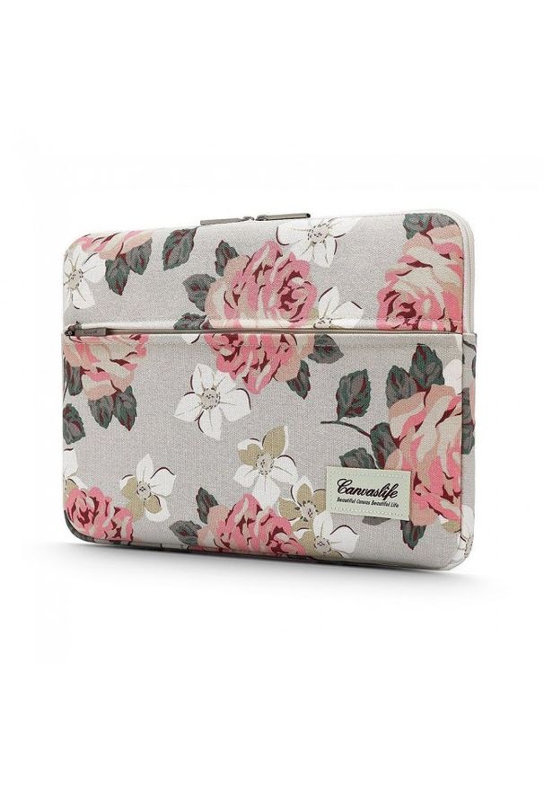 Etui na laptopa CANVASLIFE w kwiaty