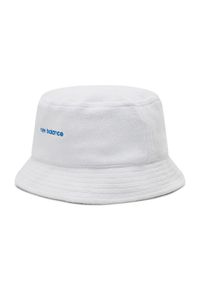 New Balance Kapelusz Bucket LAH21108WT Biały. Kolor: biały. Materiał: materiał