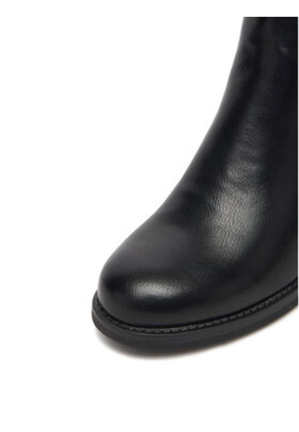Clara Barson Botki CEO-WS6317-02 Czarny. Kolor: czarny. Materiał: skóra, materiał