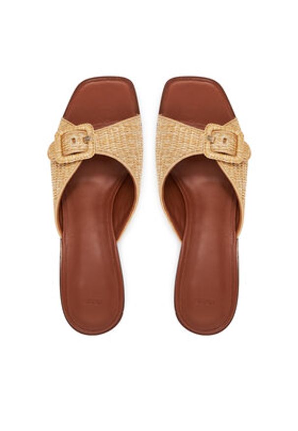 BOSS Klapki Charlize 50542211 Beżowy. Kolor: beżowy. Materiał: syntetyk