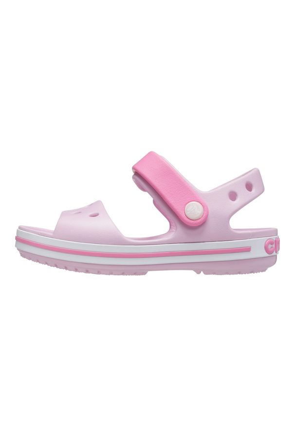 Buty do chodzenia niemowlęce Crocs Crocband Sandal Kids. Zapięcie: rzepy. Kolor: wielokolorowy. Materiał: materiał, syntetyk. Szerokość cholewki: normalna. Sport: turystyka piesza