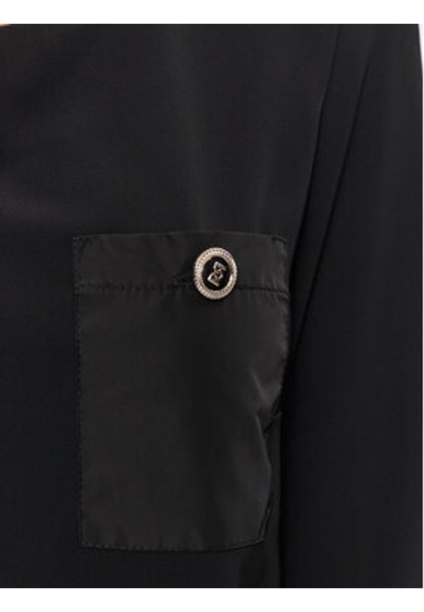 Rinascimento Bluzka CFC0119904003 Czarny Regular Fit. Kolor: czarny. Materiał: syntetyk