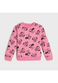 Sinsay - Bluza Myszka Minnie - Różowy. Kolor: różowy. Wzór: motyw z bajki