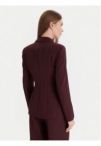 Maryley Marynarka 25IB139/43BU Bordowy Regular Fit. Kolor: czerwony. Materiał: syntetyk