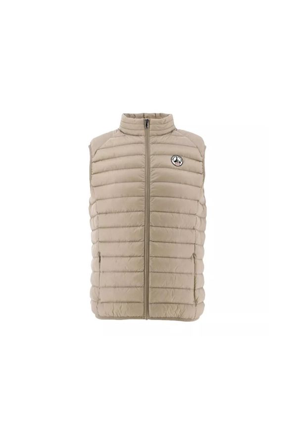 Jott - Kurtka puchowa bez rękawów JOTT Tom. Kolor: brązowy, beżowy, wielokolorowy. Materiał: puch. Długość rękawa: bez rękawów